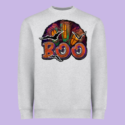 Boo Heavyweight Sweatshirt Designed By Jahusdesignshop