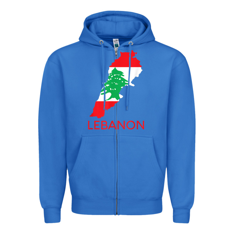 Lebanon Flag Cedar Tree Beirut Lebanese Arabic Arab Islam Zipper Hoodie by StudioElite | Teevron