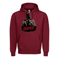 Burgundy Tyrone Biggums Dare 2 Zipper Hoodie - StudioElite