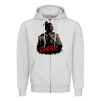 Dove Grey Tyrone Biggums Dare 2 Zipper Hoodie - StudioElite