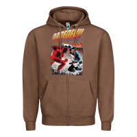 Chestnut dare devil Zipper Hoodie - StudioElite