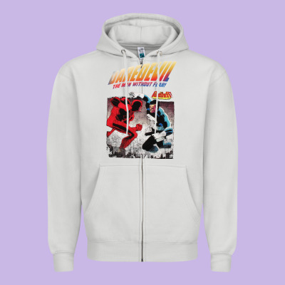 Dare Devil Zipper Hoodie Designed By Studioelite