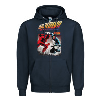 Navy dare devil Zipper Hoodie - StudioElite