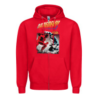 Red dare devil Zipper Hoodie - StudioElite