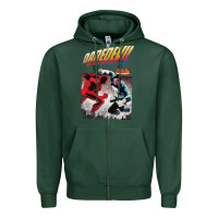 Sports Green dare devil Zipper Hoodie - StudioElite
