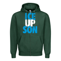 Sports Green ice up son Zipper Hoodie - StudioElite