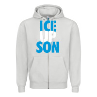 Dove Grey ice up son Zipper Hoodie - StudioElite