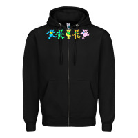 Black jerry's designer bears Zipper Hoodie - StudioElite