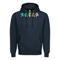 Navy jerry's designer bears Zipper Hoodie - StudioElite
