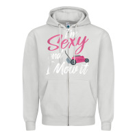 Dove Grey i'm sexy and i mow it funny mow pun tank top Zipper Hoodie - StudioElite