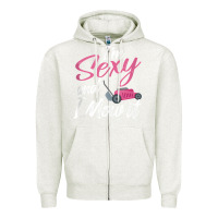 Oatmeal Heather i'm sexy and i mow it funny mow pun tank top Zipper Hoodie - StudioElite