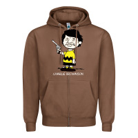 Chestnut charlie brownson Zipper Hoodie - StudioElite