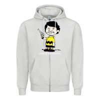 Dove Grey charlie brownson Zipper Hoodie - StudioElite