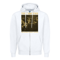 White the smiths the world won't listen gift men women Zipper Hoodie - StudioElite