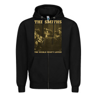 The Smiths The World Won't Listen Gift Men Women Zipper Hoodie | Teevron