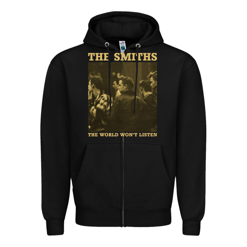 The Smiths The World Won't Listen Gift Men Women Zipper Hoodie by StudioElite | Teevron