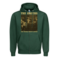 Sports Green the smiths the world won't listen gift men women Zipper Hoodie - StudioElite