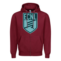 Burgundy So Unusual ecnl Zipper Hoodie - StudioElite
