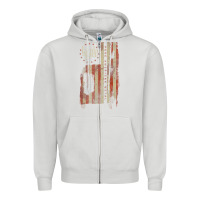 Dove Grey lamb of god, pure american metal flag Zipper Hoodie - StudioElite