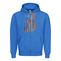 True Royal lamb of god, pure american metal flag Zipper Hoodie - StudioElite