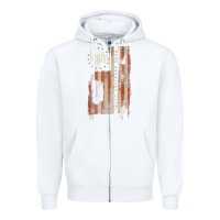 White lamb of god, pure american metal flag Zipper Hoodie - StudioElite