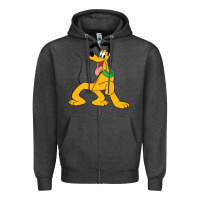Charcoal Heather pluto Zipper Hoodie - StudioElite