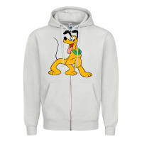 Dove Grey pluto Zipper Hoodie - StudioElite