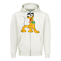 Oatmeal Heather pluto Zipper Hoodie - StudioElite