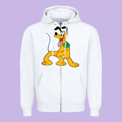 Pluto Zipper Hoodie Designed By Studioelite