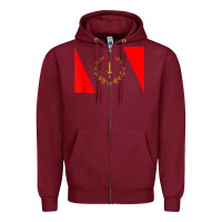 Burgundy african american heritage flag 1967 black history copy Zipper Hoodie - StudioElite
