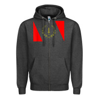 Charcoal Heather african american heritage flag 1967 black history copy Zipper Hoodie - StudioElite