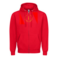 Red african american heritage flag 1967 black history copy Zipper Hoodie - StudioElite