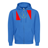 True Royal african american heritage flag 1967 black history copy Zipper Hoodie - StudioElite