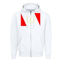 White african american heritage flag 1967 black history copy Zipper Hoodie - StudioElite