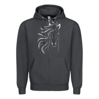 Smoke horse lover gifts Zipper Hoodie - StudioElite