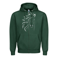 Sports Green horse lover gifts Zipper Hoodie - StudioElite