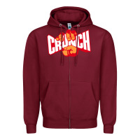 Burgundy the crunch fitness Zipper Hoodie - StudioElite