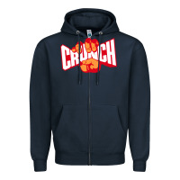 Navy the crunch fitness Zipper Hoodie - StudioElite