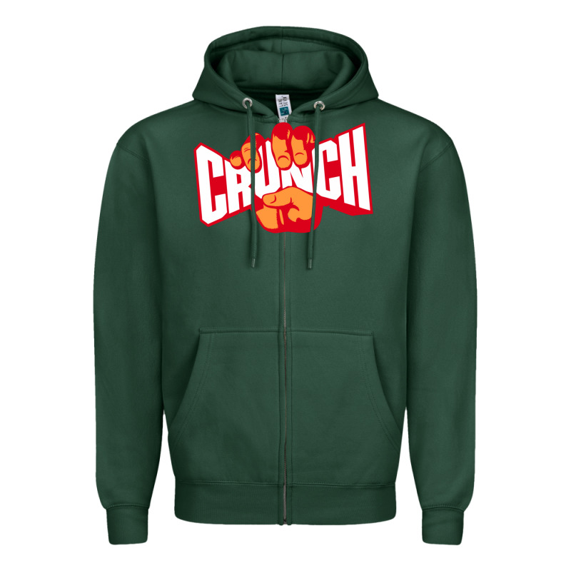 The Crunch Fitness Zipper Hoodie by StudioElite | Teevron