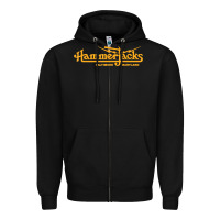 Black Hammerjacks 70S Zipper Hoodie - StudioElite
