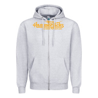 Heather Grey Hammerjacks 70S Zipper Hoodie - StudioElite
