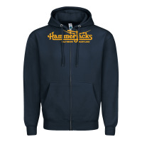 Navy Hammerjacks 70S Zipper Hoodie - StudioElite