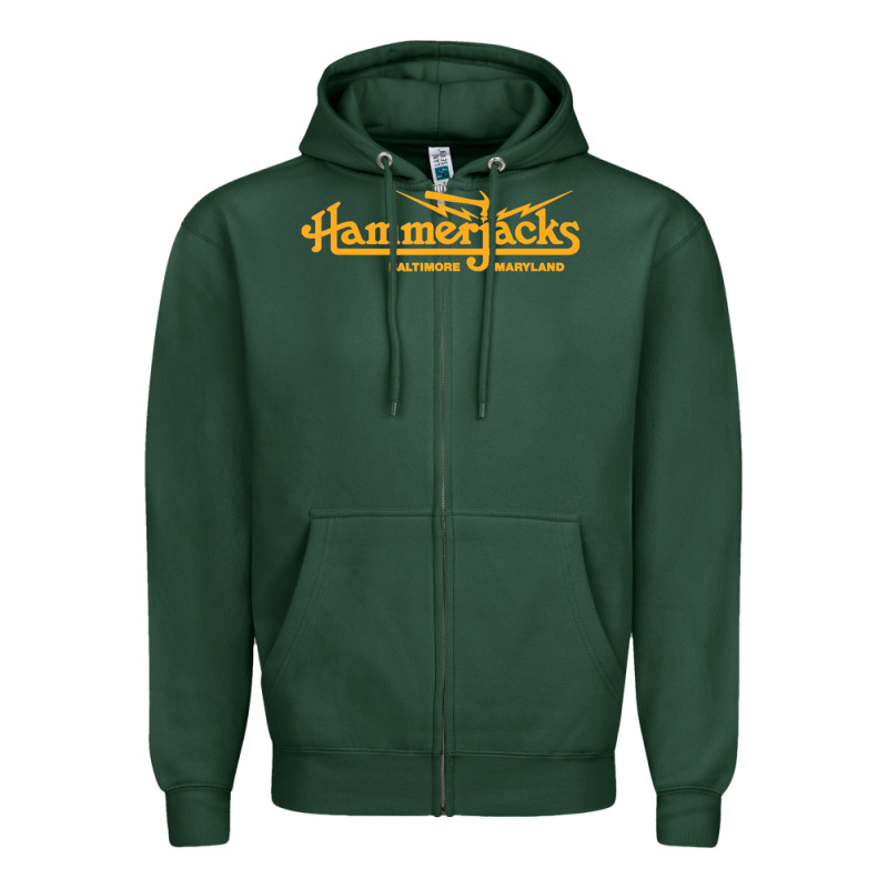 Hammerjacks 70s Zipper Hoodie by StudioElite | Teevron