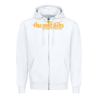 White Hammerjacks 70S Zipper Hoodie - StudioElite