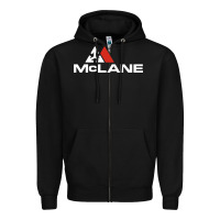 Black cool mclane design Zipper Hoodie - StudioElite