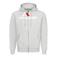 Dove Grey cool mclane design Zipper Hoodie - StudioElite