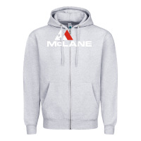 Heather Grey cool mclane design Zipper Hoodie - StudioElite