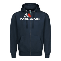 Navy cool mclane design Zipper Hoodie - StudioElite