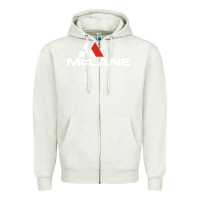 Oatmeal Heather cool mclane design Zipper Hoodie - StudioElite