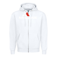 White cool mclane design Zipper Hoodie - StudioElite
